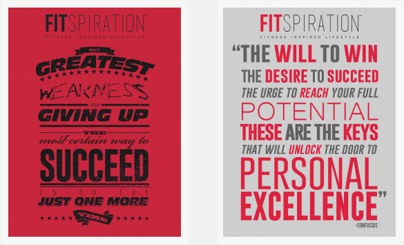fitspiration quotes 1 and 2